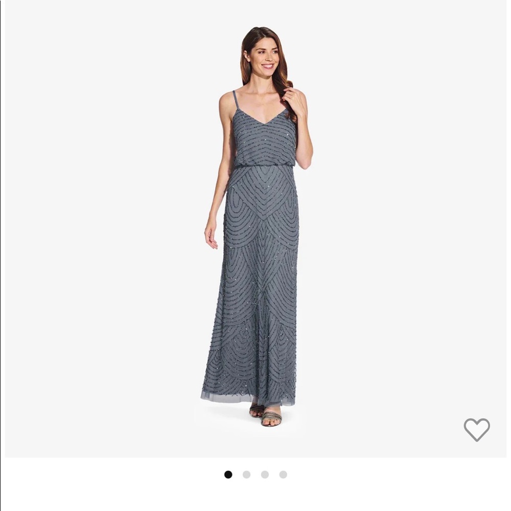 Adrianna Papell beaded gown